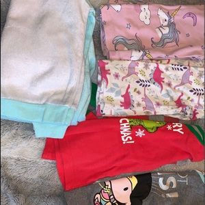 Girls PJ lot of 5 pairs
